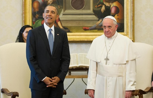 Pope, Obama discuss relations between Church and State