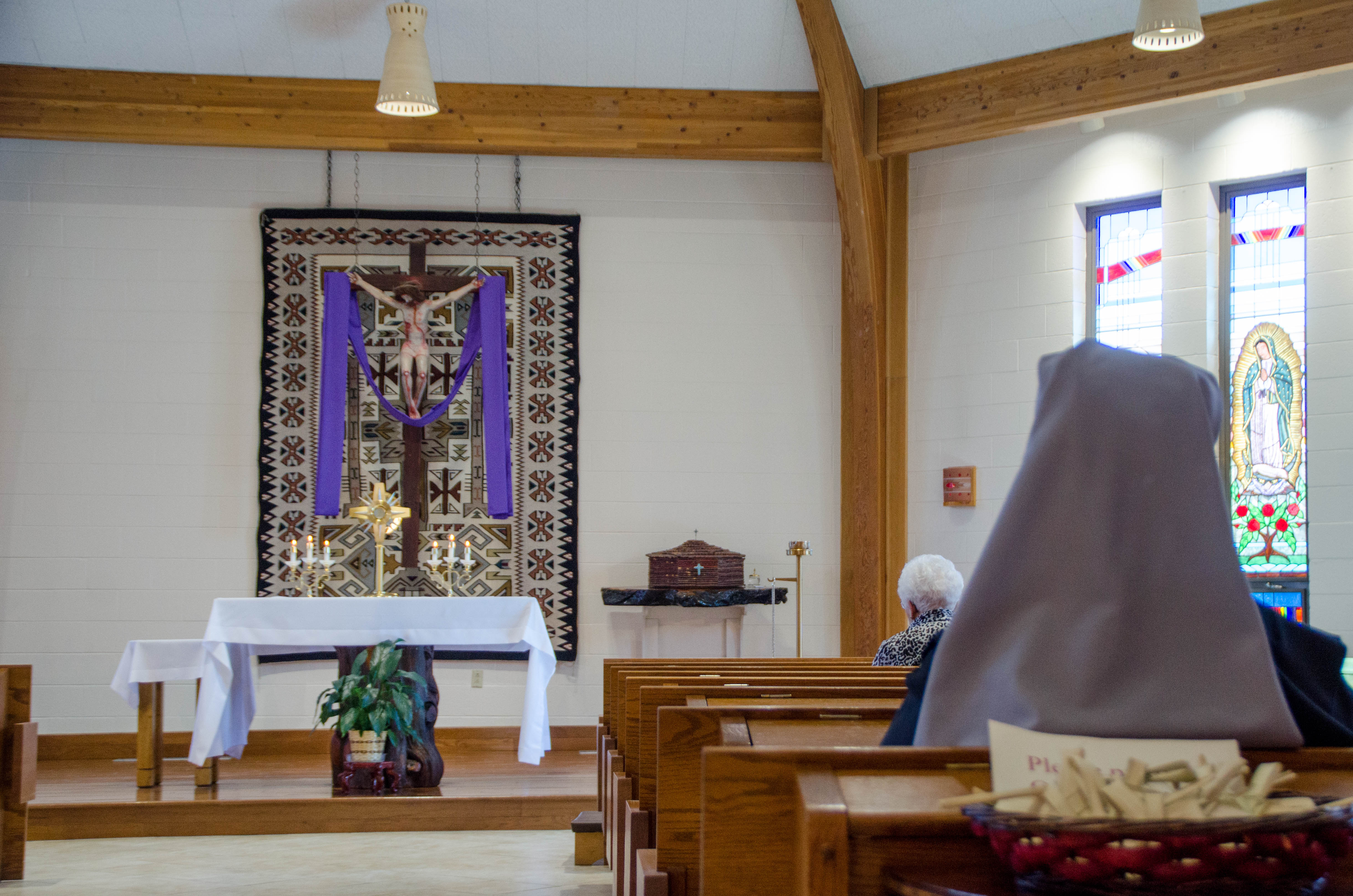 Sisters and residents of the home in Gallup held a day of Adoration and prayer for their upcoming Supreme Court case.